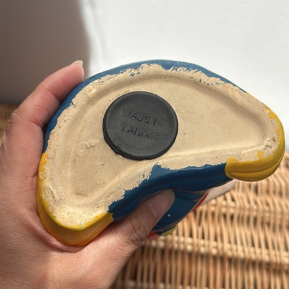 Vintage Happy Clown Playing Violin Saving Coin Piggy Bank - Picture 9 of 11